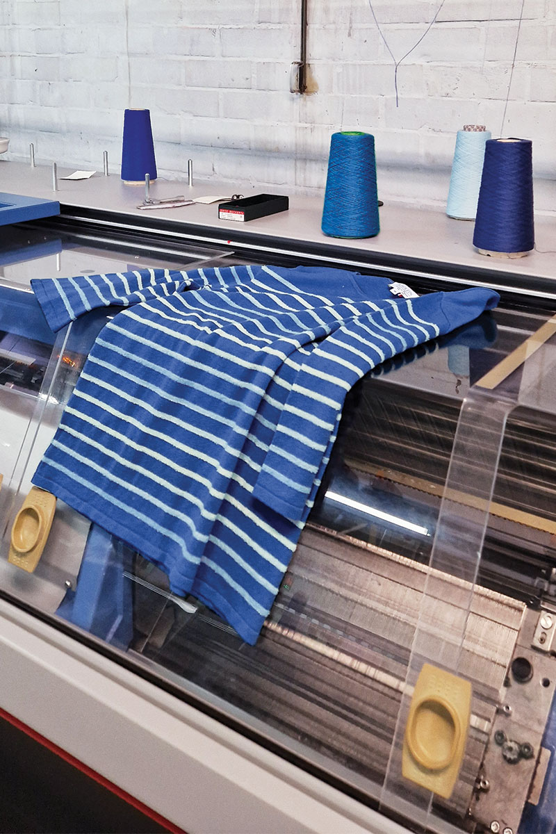 Fabrication de la marinière